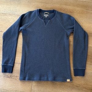 LL Bean Signature Waffle Crew Slim Fit (Sz Med)